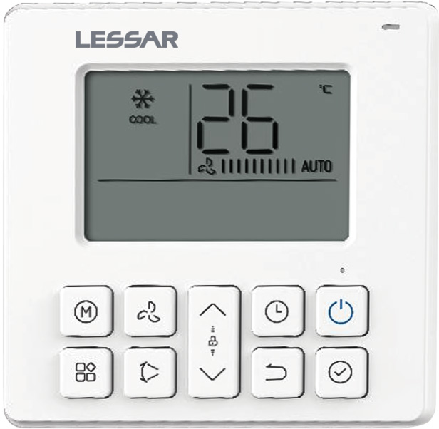 Блок внутренний LESSAR серии Внутренние блоки кассетного типа eMagic LS-MHE12BWE2/LZ-B4CUB